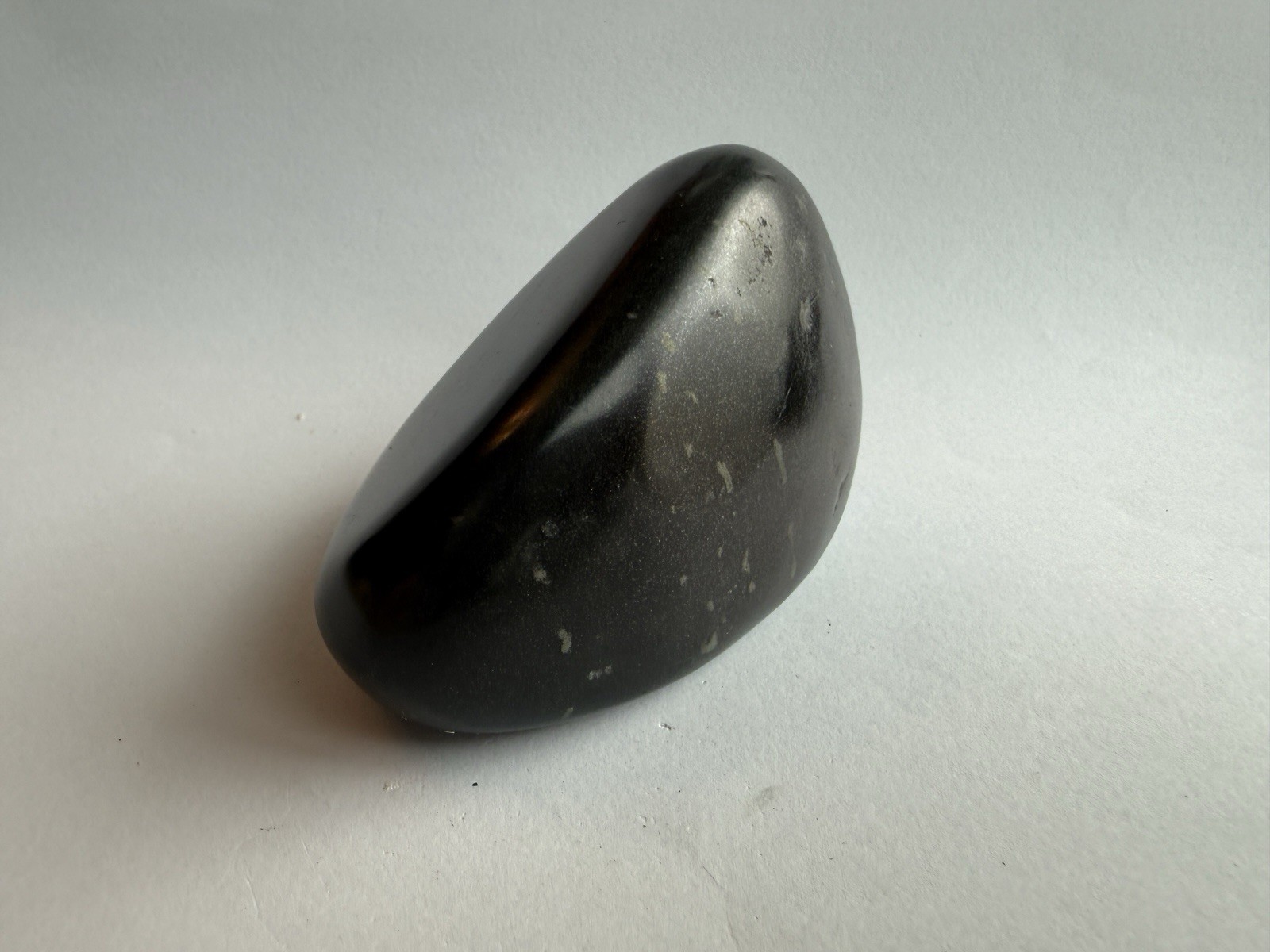 Large Gold Sheen Obsidian Polished Palm Stone Crystal Specimen 350g