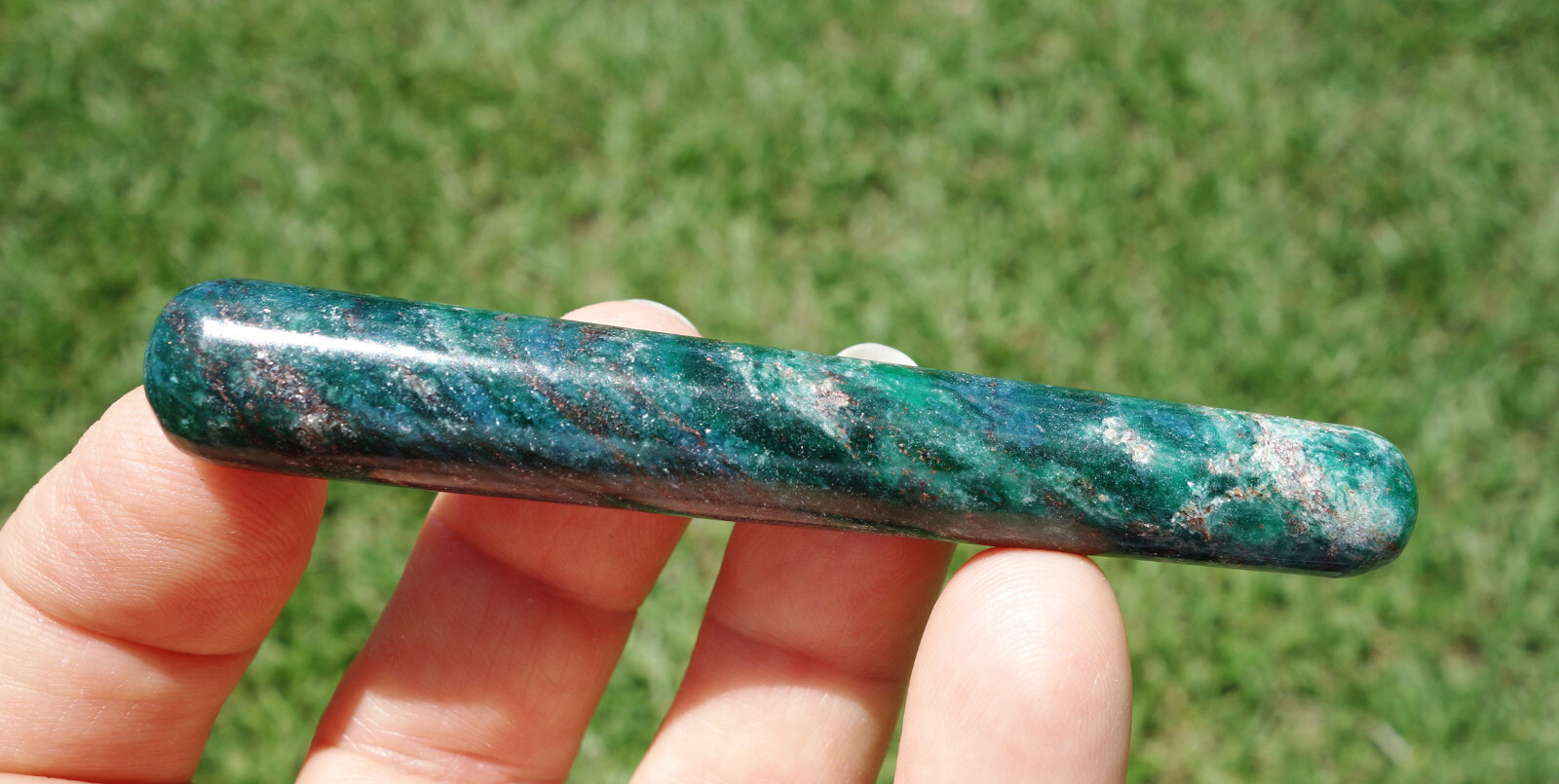Fantastic Rare Green EMERALD Quartz Crystal MASSAGE Wand For Sale Brazil