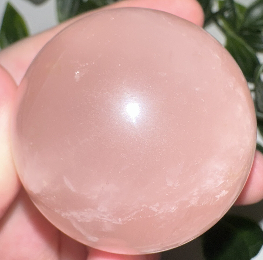 💖✨Rose Quartz With Star Asterism Sphere Crystal Healing Chakra 166g gift