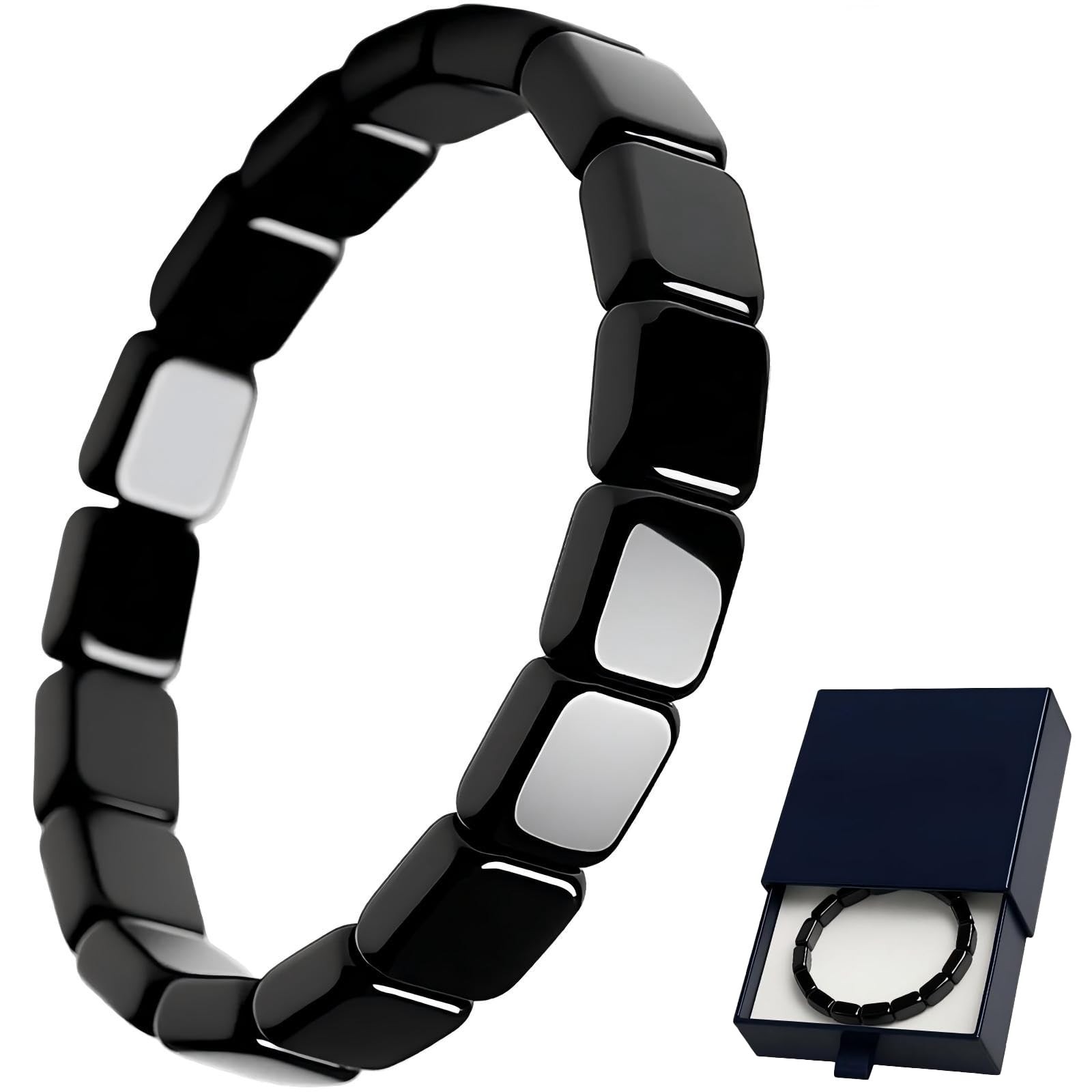 Men’s Hematite Bracelet, Natural Hematite Fashion Men’s Bracelet. Reignite Ma…