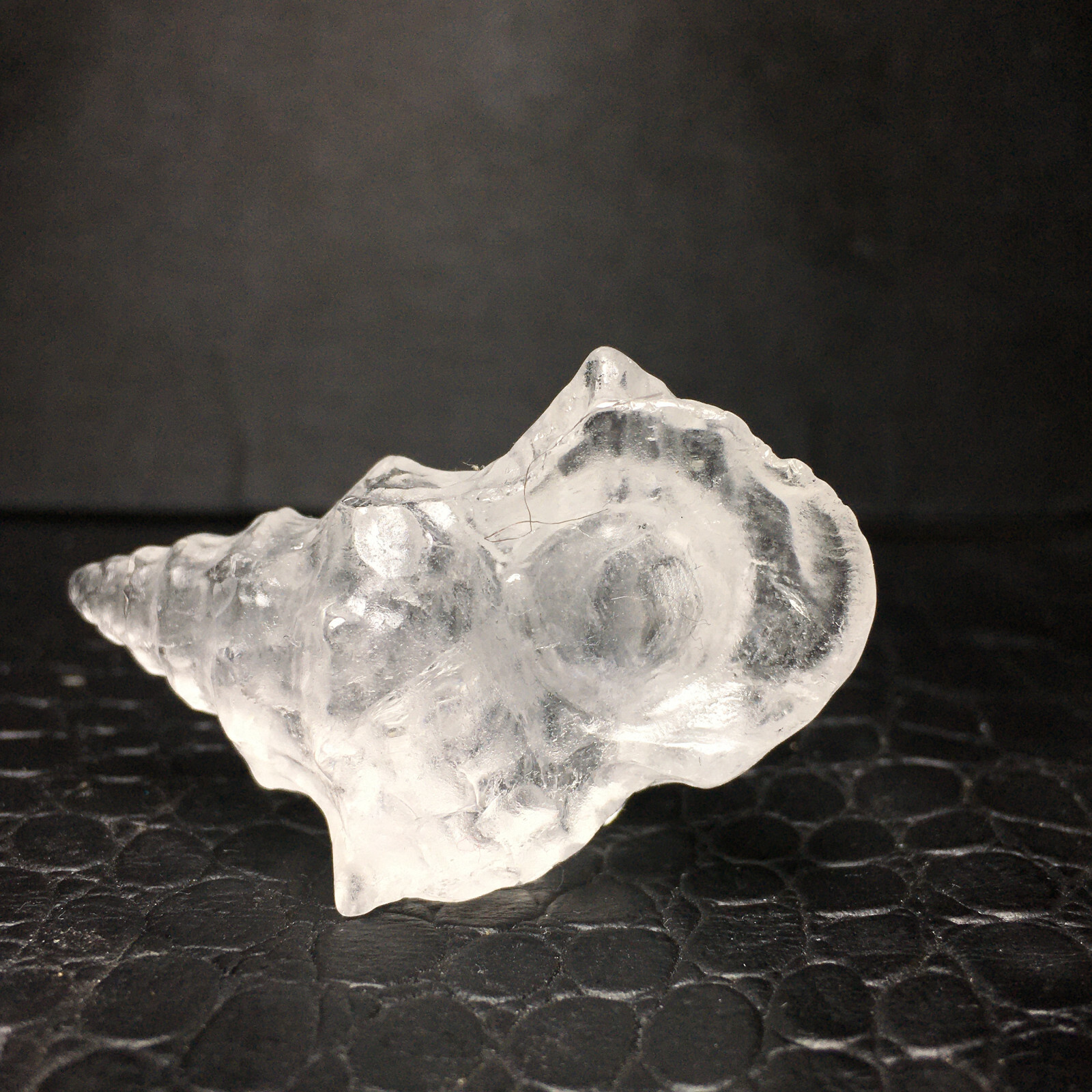 Natural Crystal Specimen.Quartz . Hand-carved. Exquisite Sea Snail. Healing 1PC