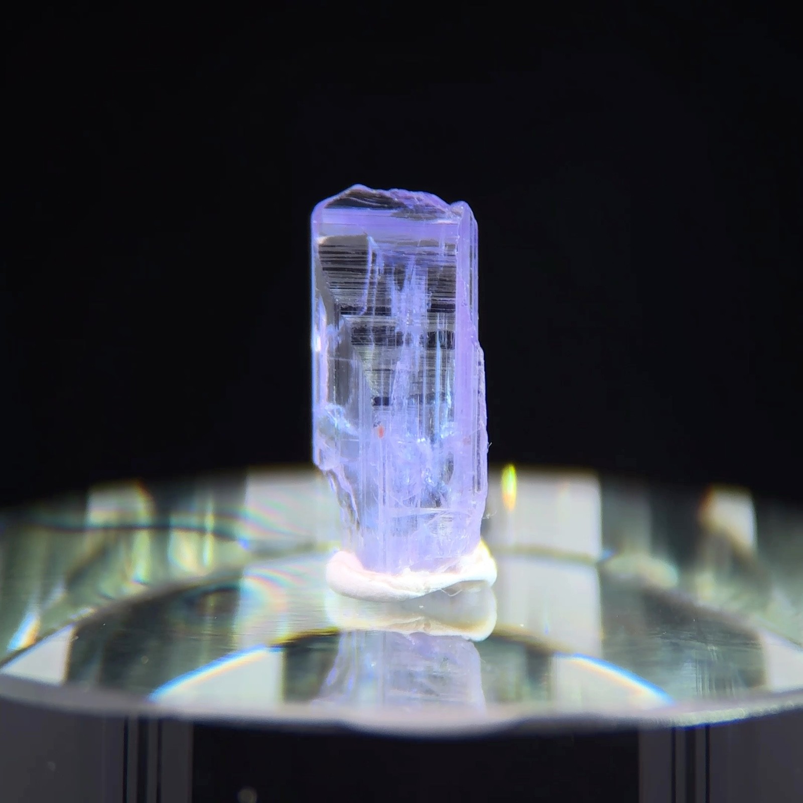 GEM LAVENDER TANZANITE TERMINATED FROM TANZANIA