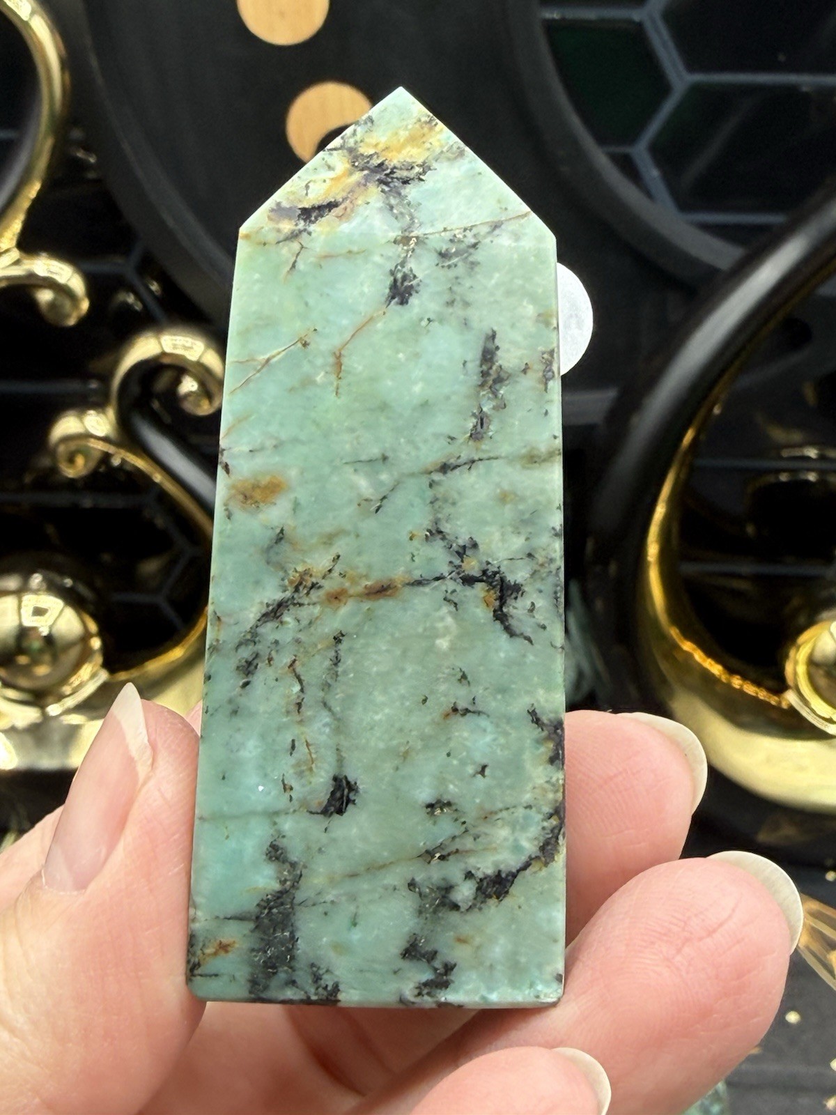 Natural African Turquoise small/mini Points Free shipping