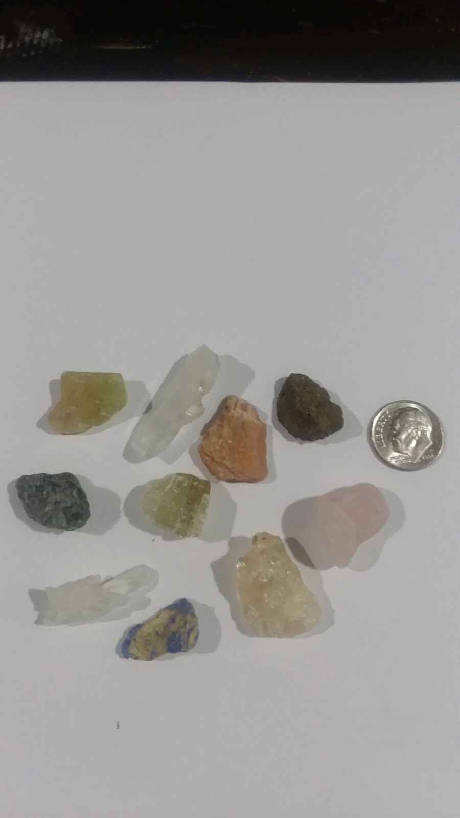 Lot Of 10 Rocks Natural Crystals Stones Minerals Rock Collection Unknown
