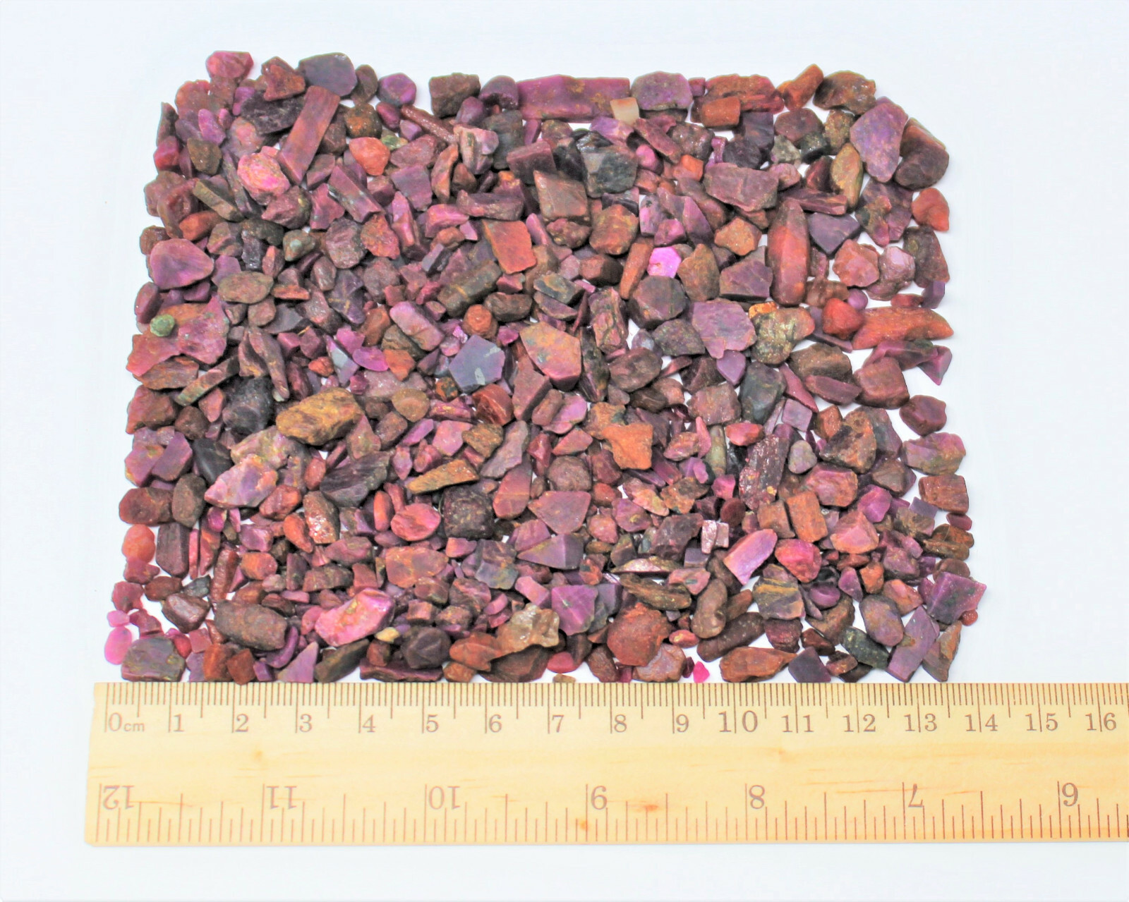 Ruby Semi Tumbled Gemstone Mini Chips 3 – 5 mm ‘A’ Grade Wholesale Bulk Crystals