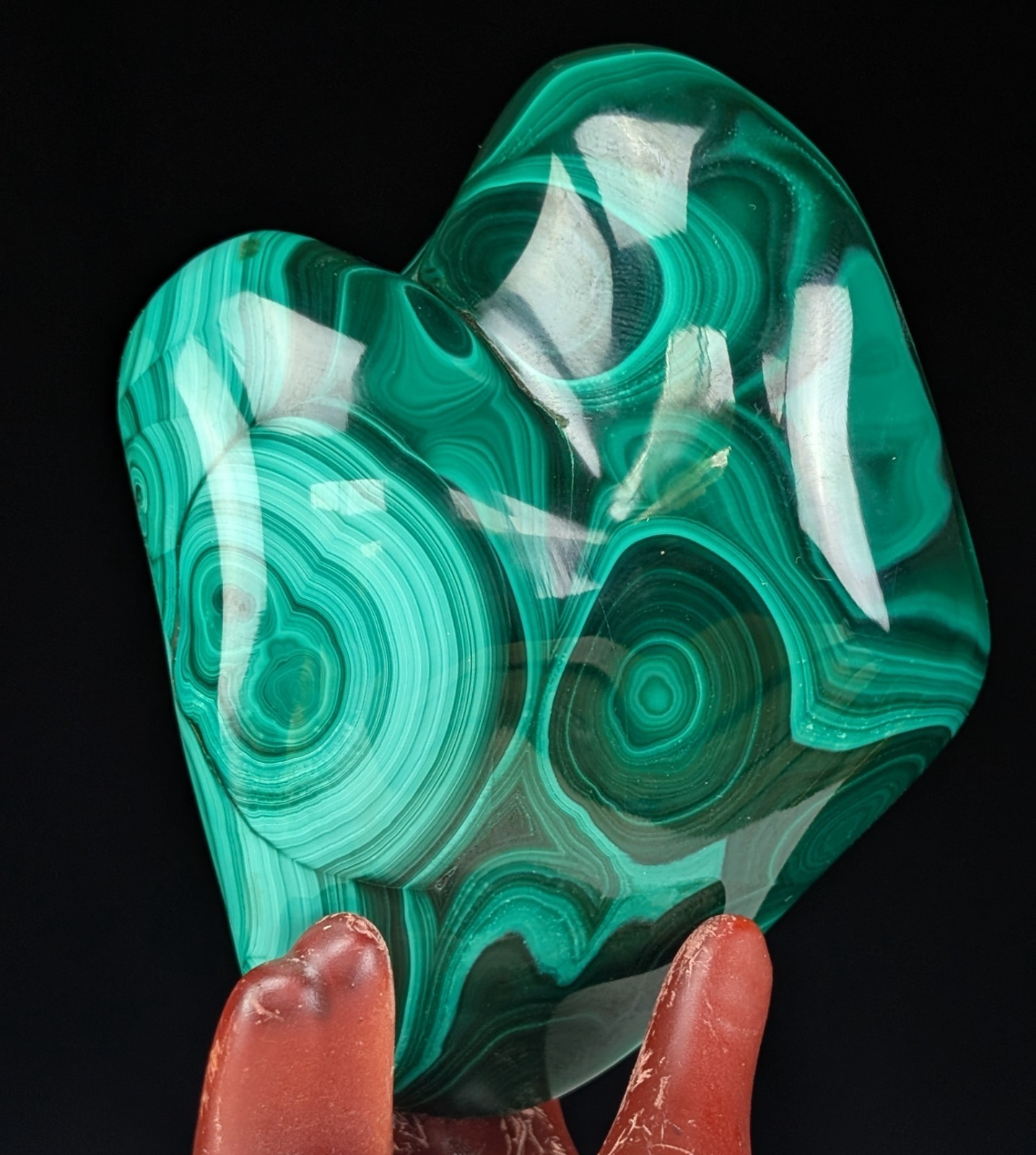 Malachite Slab Raw Crystal Polished Gemstone Free Form