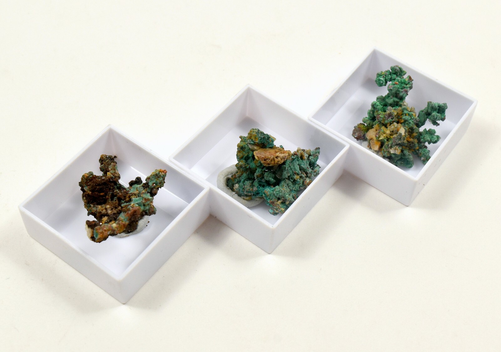 Green Orange Copper Cluster in Box Collectible Gemstone Crystal – Morocco (1PC)
