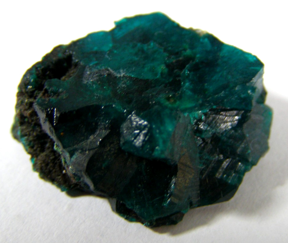 SMALL POLISHED PIECE of DIOPTASE 2.0 x 1.5 x 0.8 cm 4.84 gm