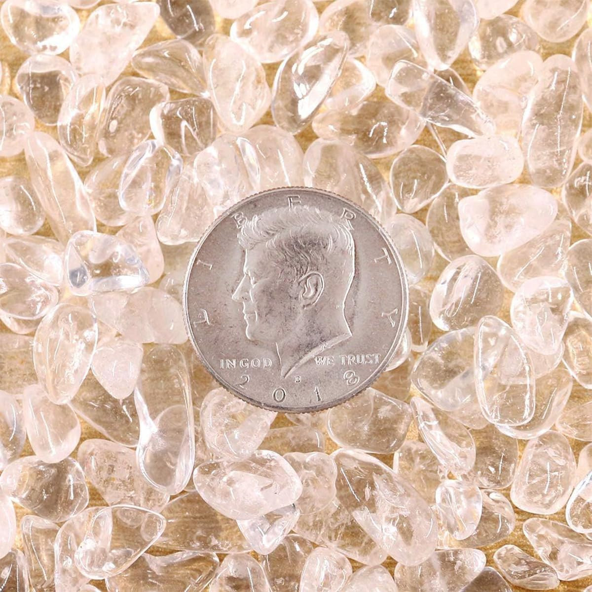 1 Lb/460G Natural White Clear Quartz Crystal Stones Irregular Aquarium Pebble De