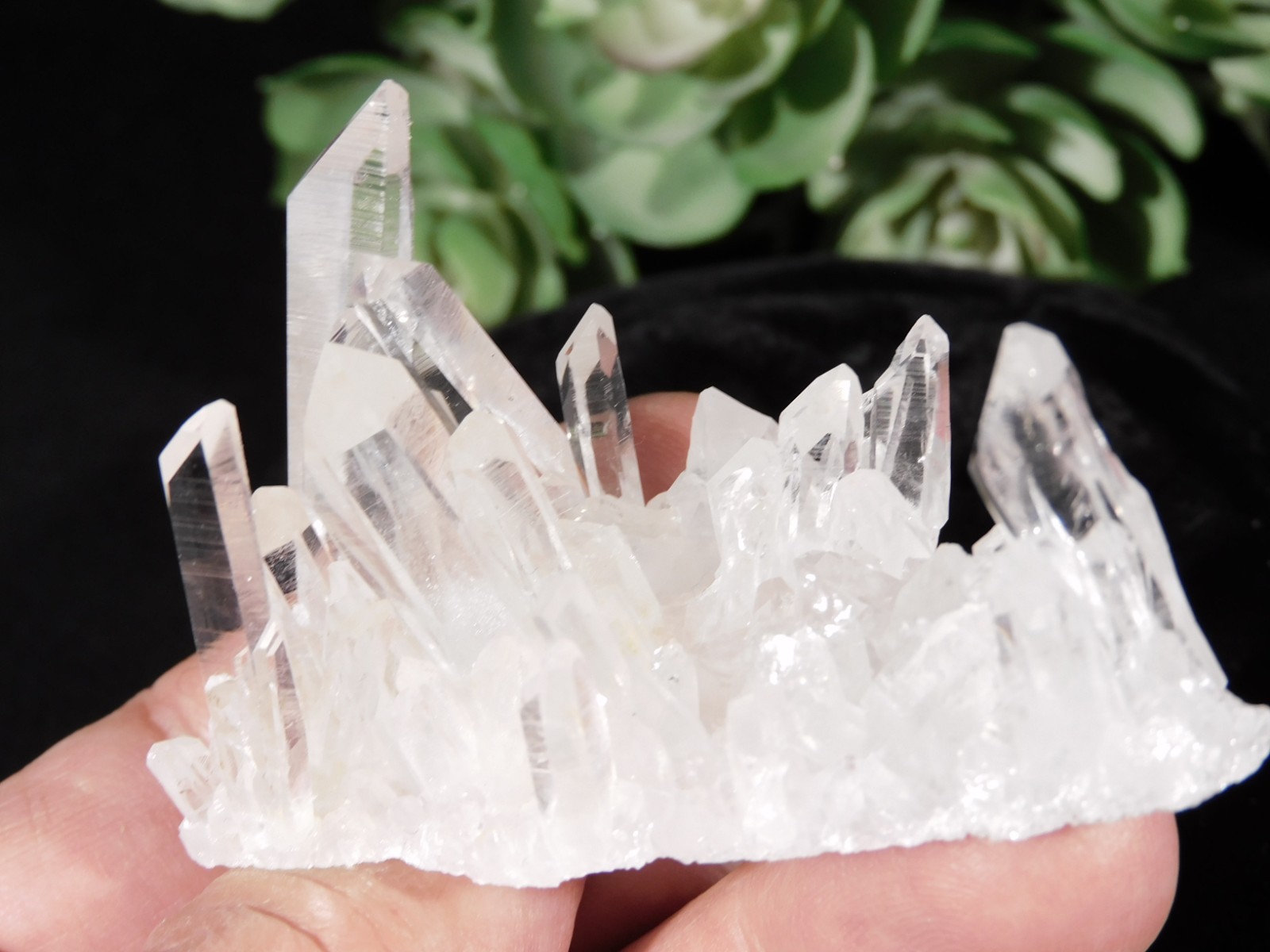 Super TRANSLUCENT Quartz Crystal BURR Cluster Collier Creek ARKANSAS 48.5gr