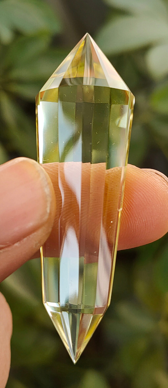 20g 12-SIDE Clear Natural Citrine Quartz Vogel Inspired Crystal Dt Wand Point 1