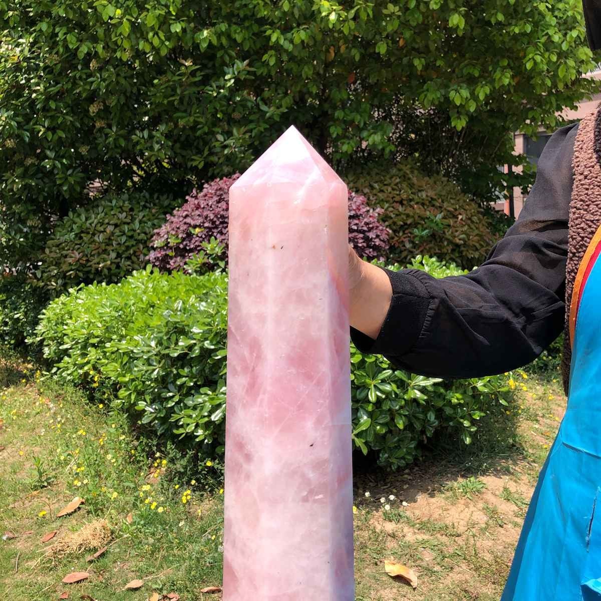 14.52LB Natural Powder Crystal Pillars Mineral Specimens Obelisk Healing 5051