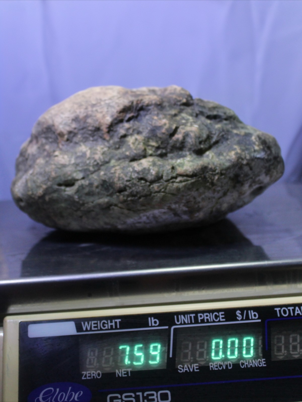 Unopened Kentucky Geode 7.59 LB Whole Natural Quartz Crystal Break Your Own