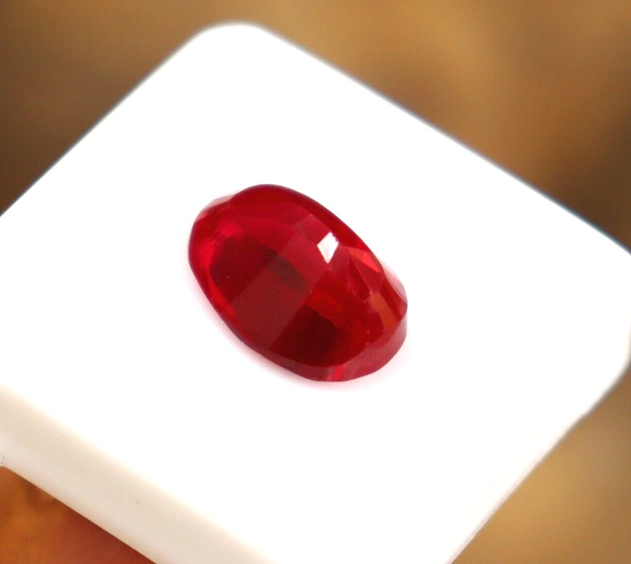 7.60 CT Burmese Oval Cut Red Ruby Best Certified Loose Gemstone