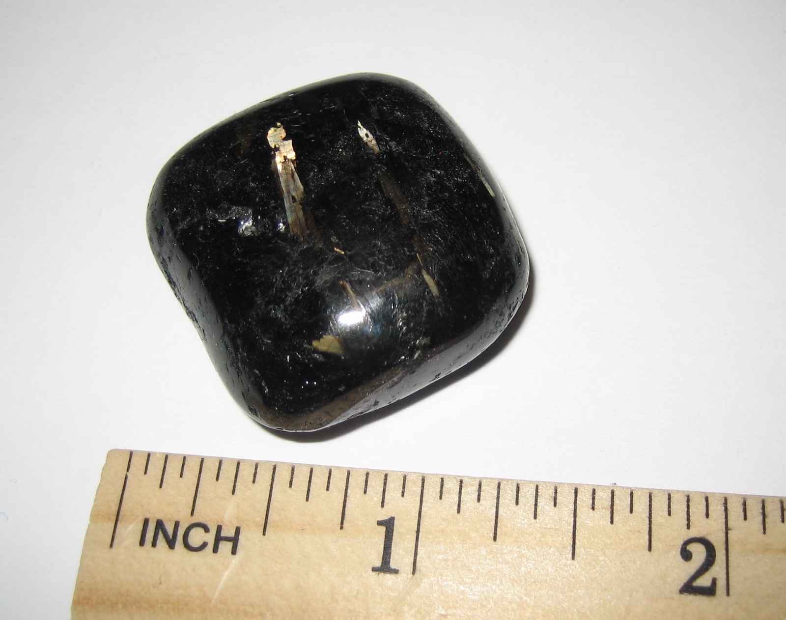1.2″ RARE TUMBLED POLISHED AUTHENTIC NUUMMITE STONE FROM GREENLAND 25grams *14