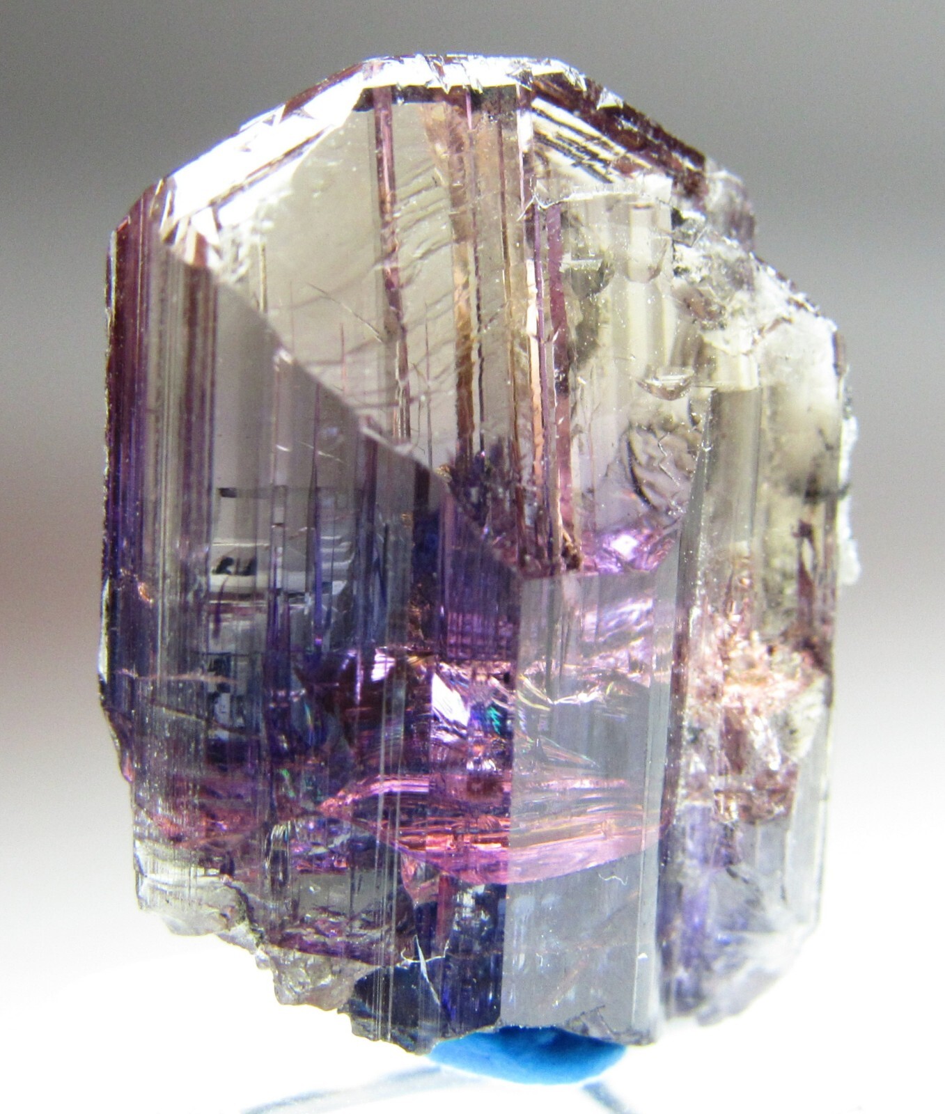 ENTICING ELECTRIC SPECIAL FANCY COLOR GEM UNHEATED TANZANITE CRYSTAL!!! TANZANIA