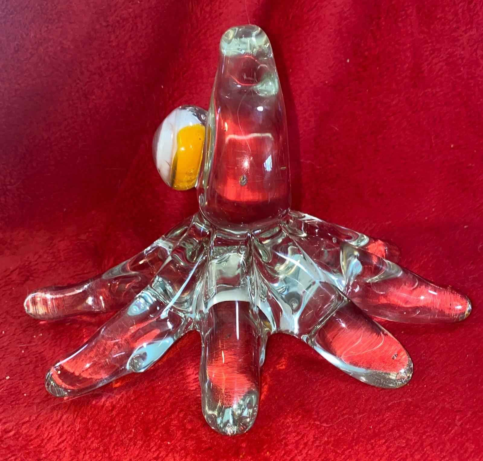 Lead Crystal Octopus One Eye