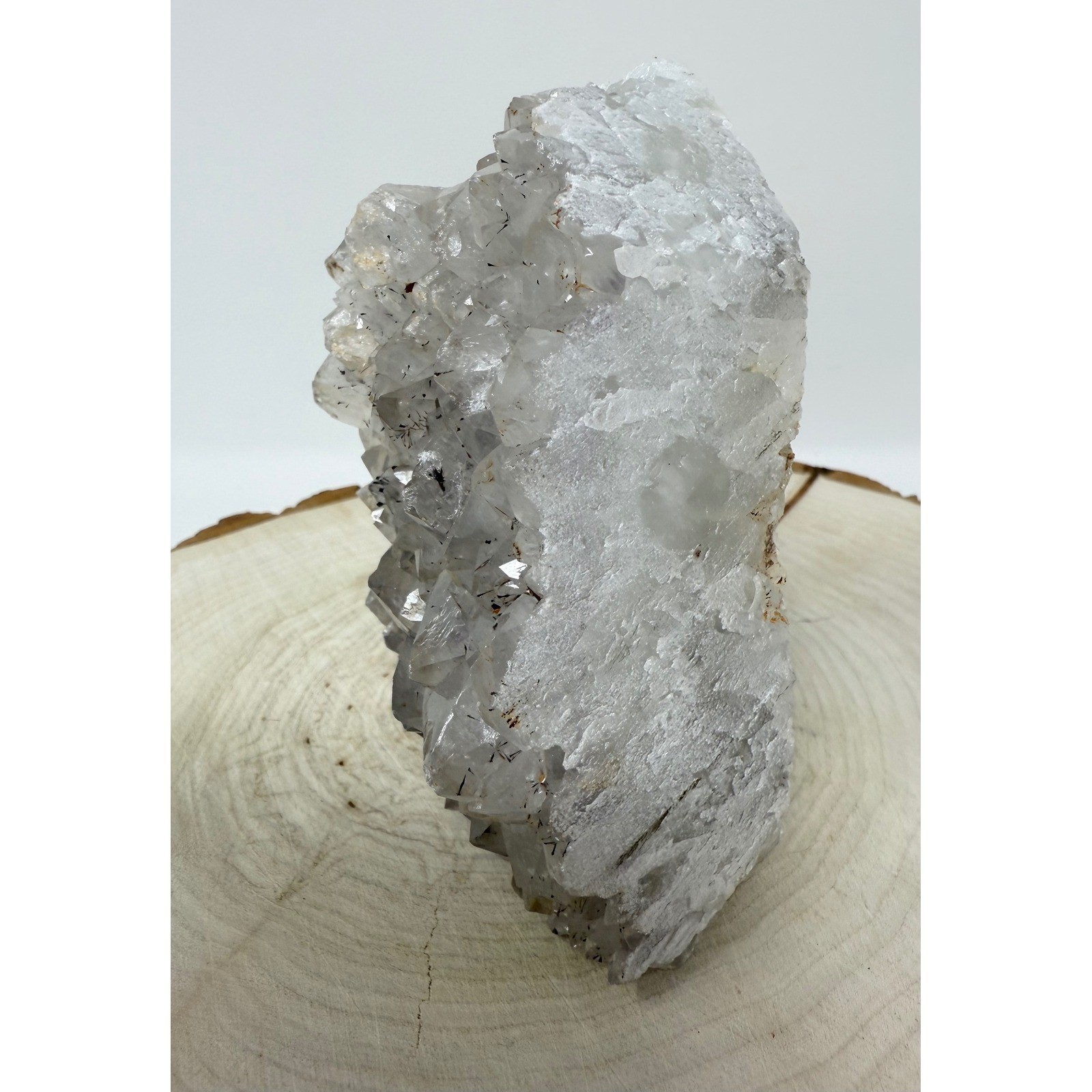Clear Quartz Crystal Cluster Inclusions Specimen Mineral Stone Healing Decor