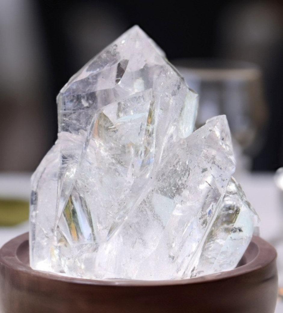 80MM Clear Quartz Cluster Chakra Balance Healing Gemstone Cluster Point Cluster