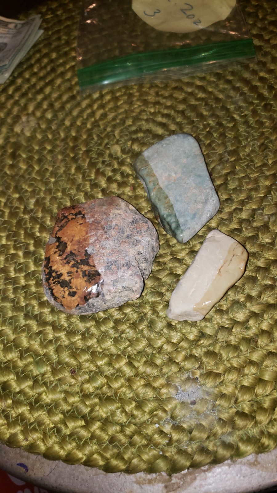12.20 oz lot of 3 california rocks lots #8