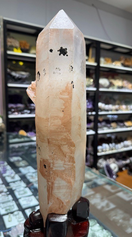 AAA Collector-Grade Natural Clear Quartz Obelisk Tower reiki healing 8.2LB