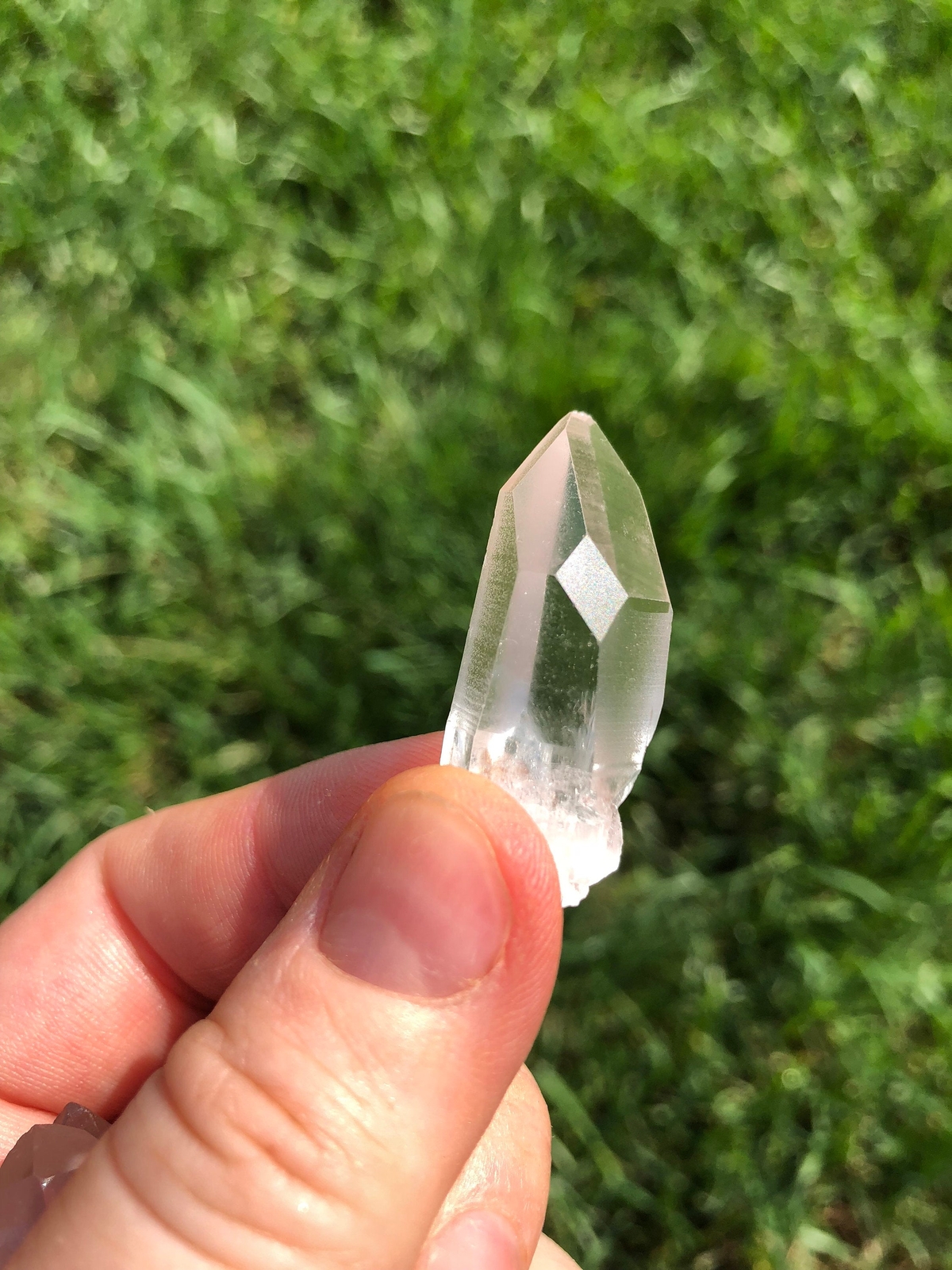 Raw Lemurian Quartz Crystal Point – Natural, Natural Lemurian Quartz from Brazil