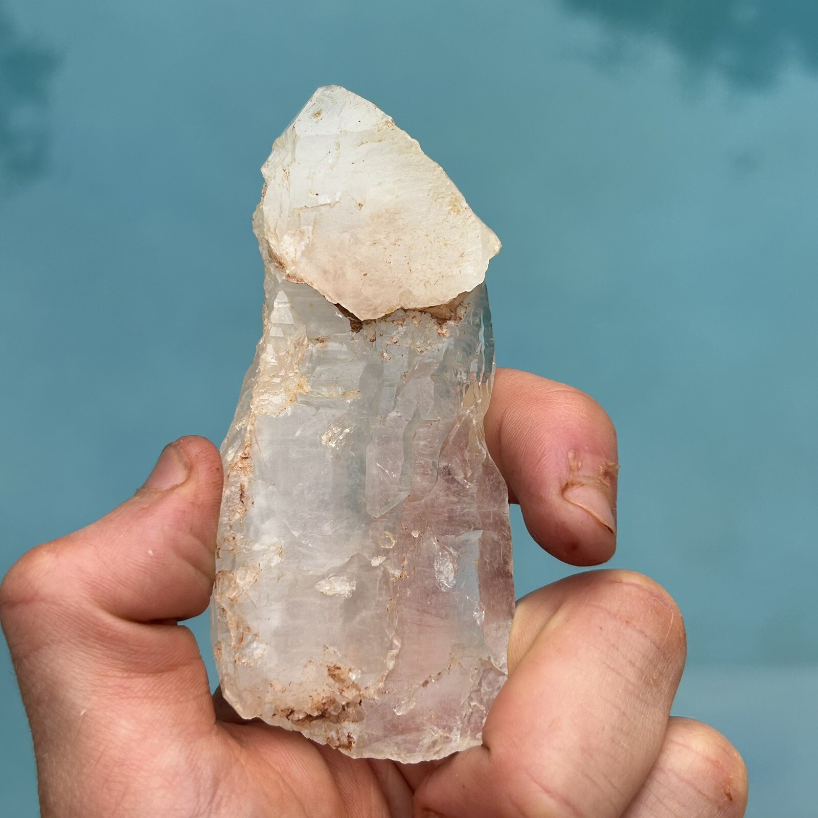 Large Quartz Crystal Point Clear Quartz Arrow Head Shape Rare Arkansas