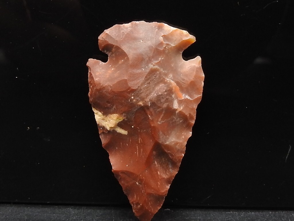 Jasper Natural Rough Arrowhead Shape Hammered Stone 38X28X8MM Approx