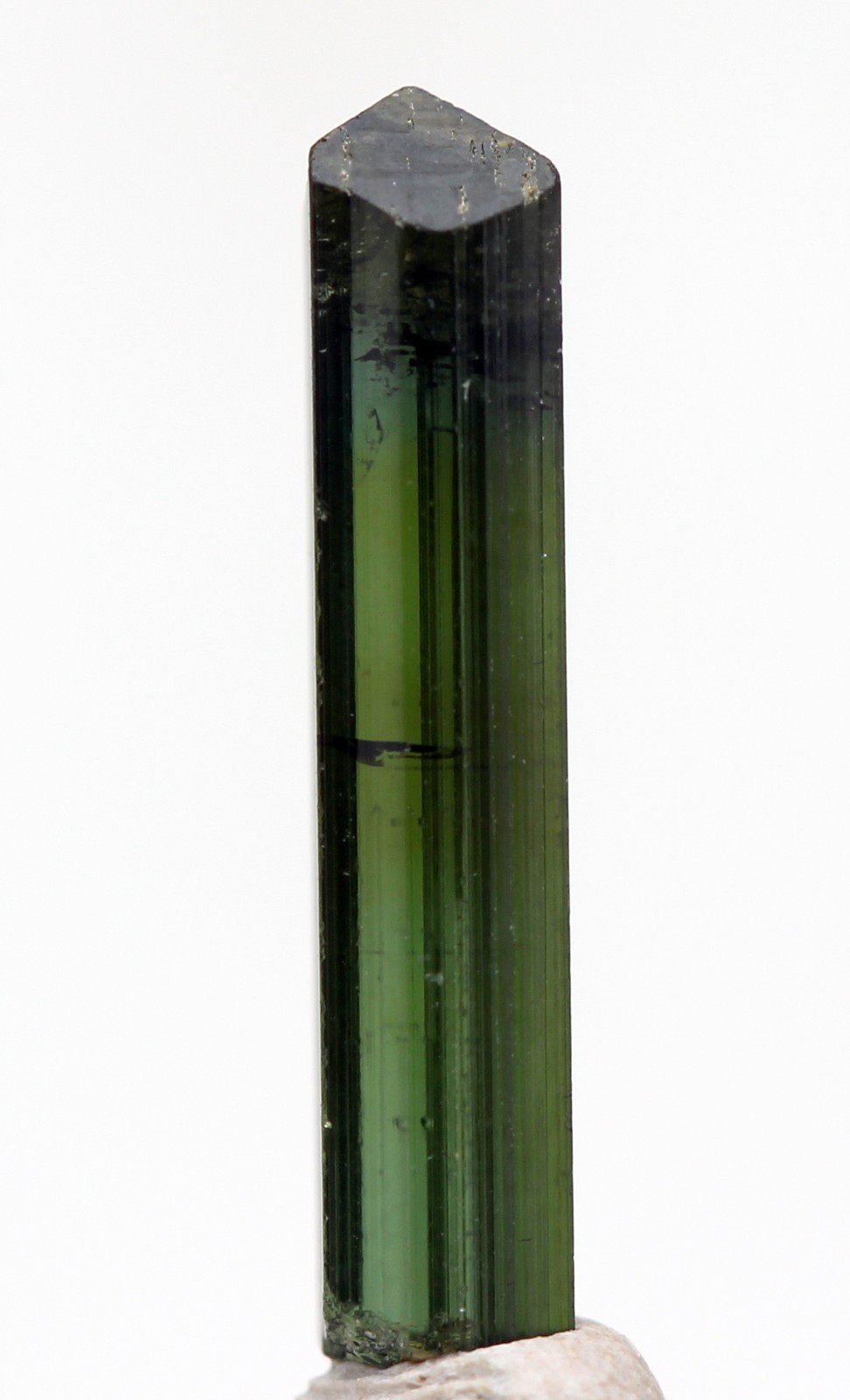 GREEN TOURMALINE ELBAITE Terminated Crystal Cluster Mineral Specimen BRAZIL