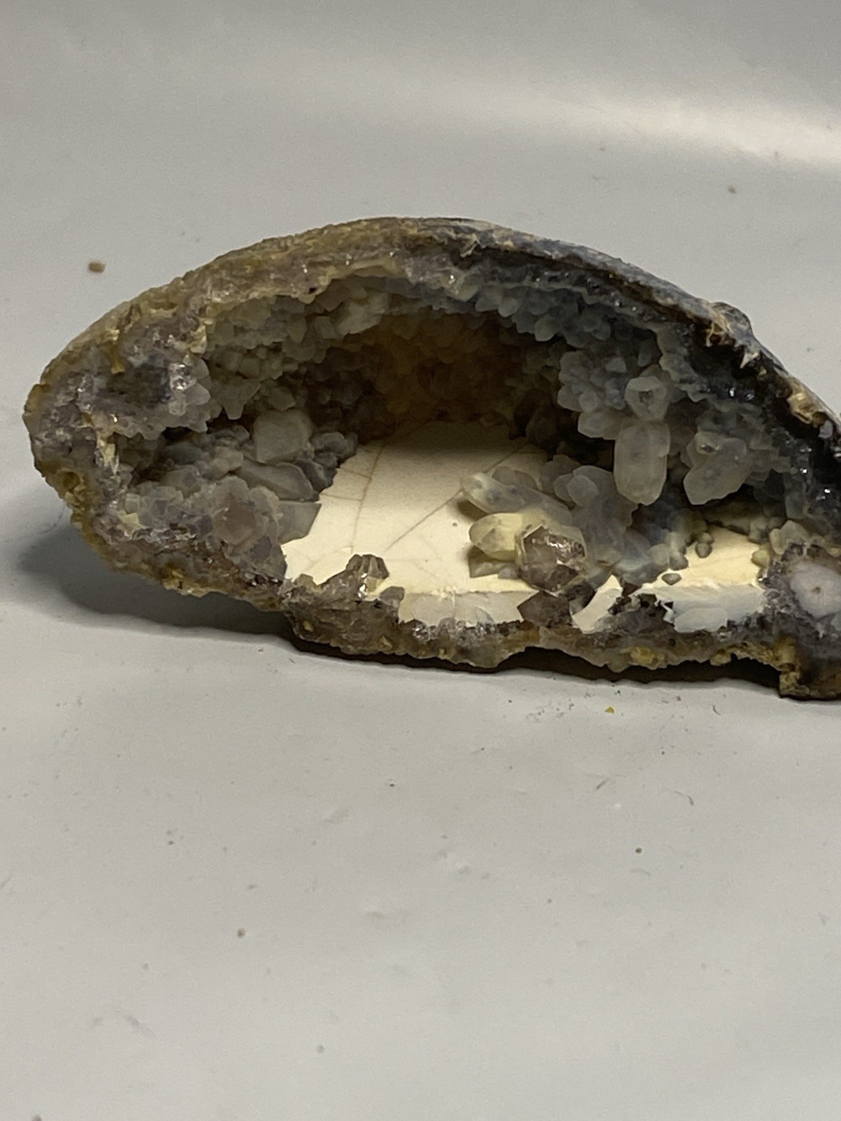 Geode Crystals – Both Halves. Cut And Polished. Very Nice. See Photos.