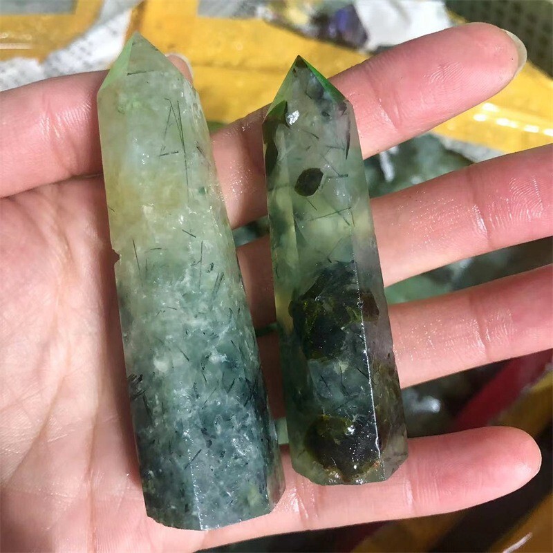 1000g Natural grape stone column Quartz Crystal wand point oblisk Reiki healing