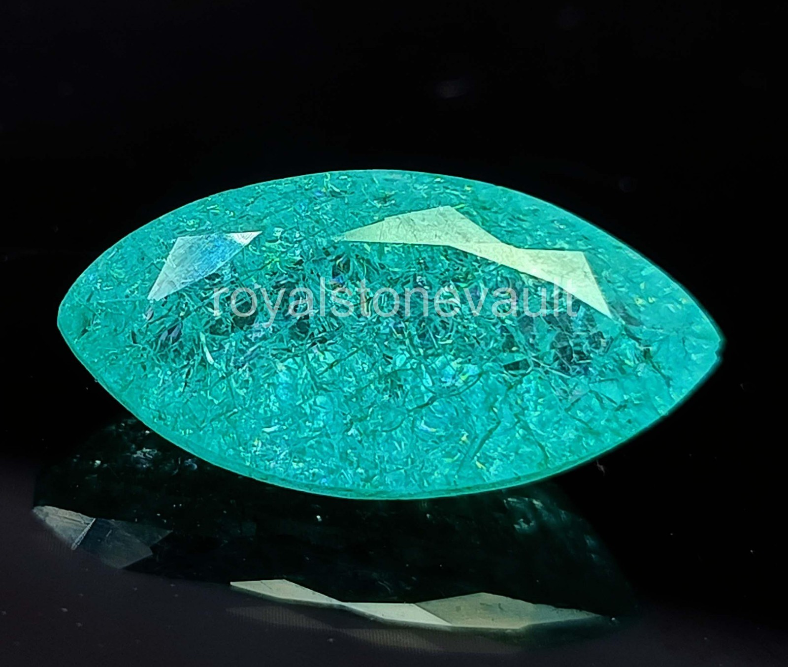 12.00 Ct Natural Green Emerald Marquise Shape Loose Gemstone IGL Certified 5AOI