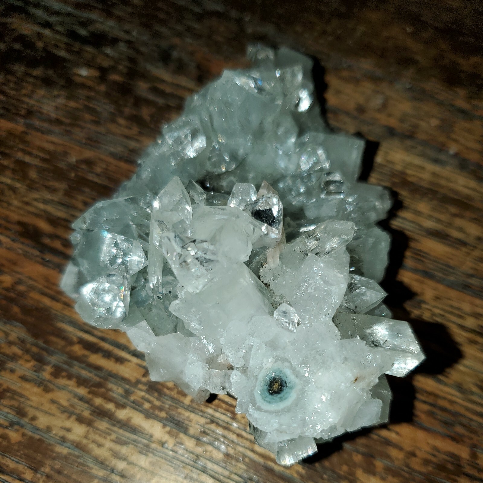 Apophylite Stilbite Crystal Specimen – Super Gemmy Approx 94g, 3.5×2.5x1in