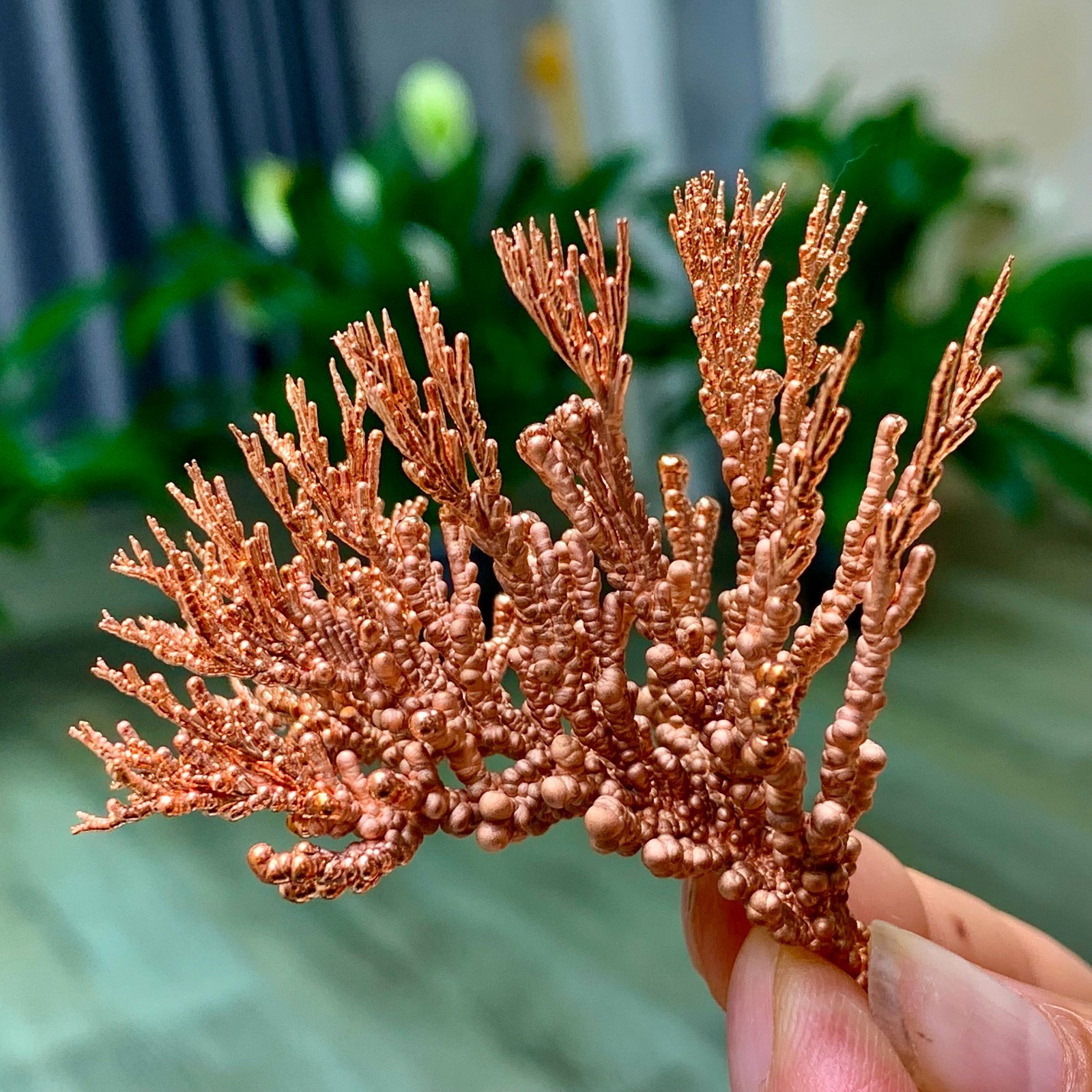 28G Rare!! iridescent Native Copper crystal mineral specimen