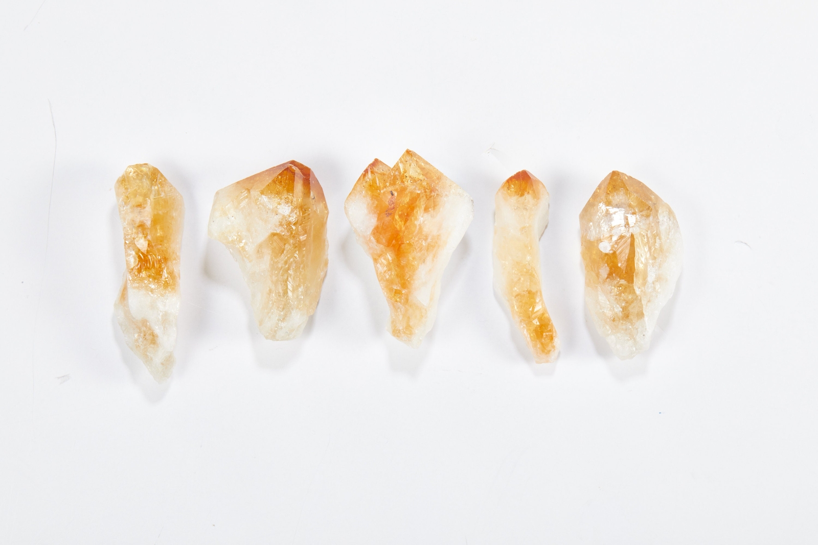 Raw Citrine Crystal Point Root (Heat Treated) 1″ to 3″ Citrine from Brazil
