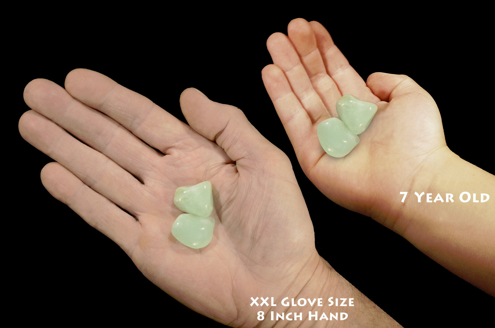 PREHNITE Crystal 1″ 2 Pieces AAA Rock Mineral Specimen Chakra Healing Crystal