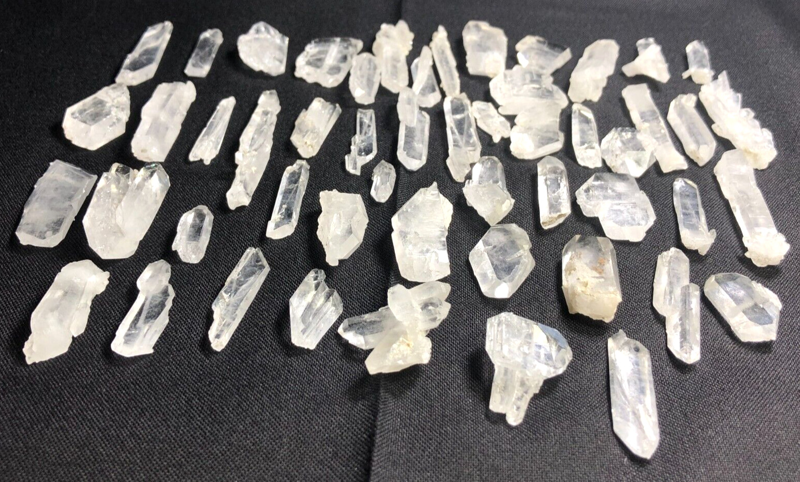 155 Grams Natural Faden Quartz Crystals Lot (Pendant Sizes)