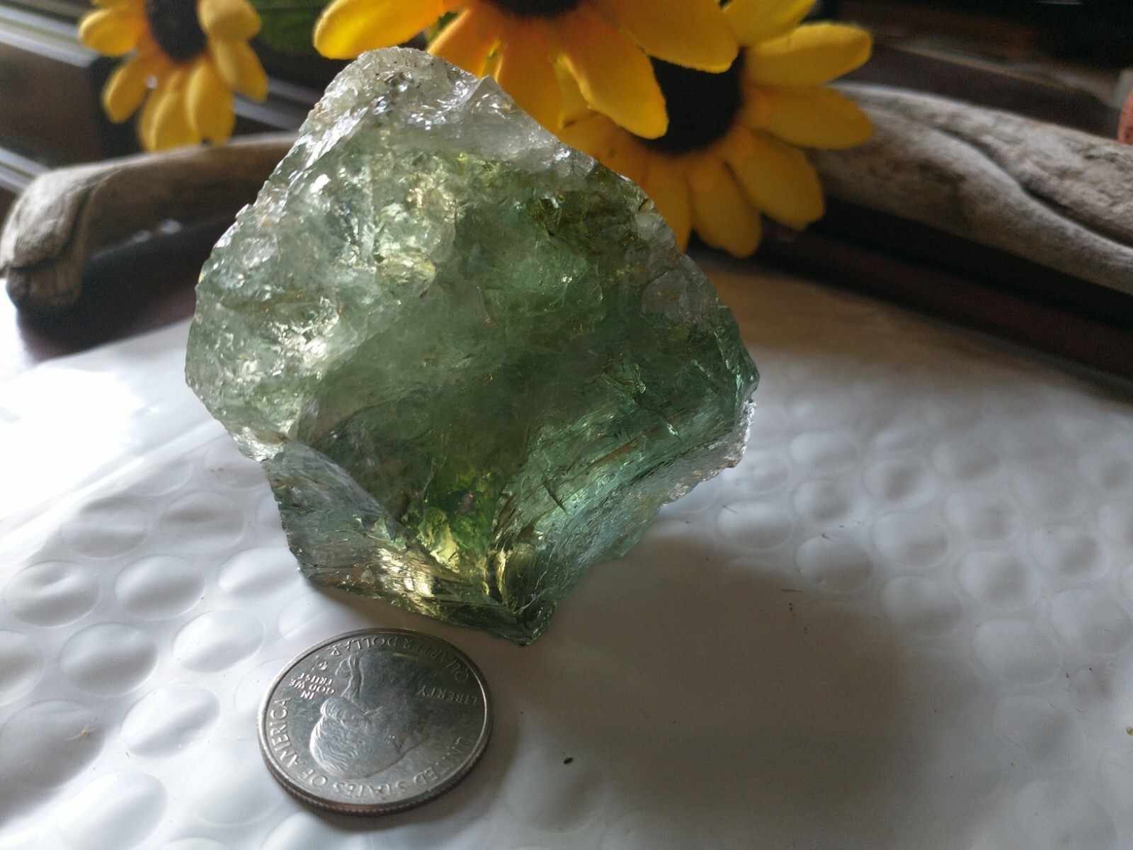 Lady Nellie Lemurian Angel of God Master Andara Crystal 145 Grams