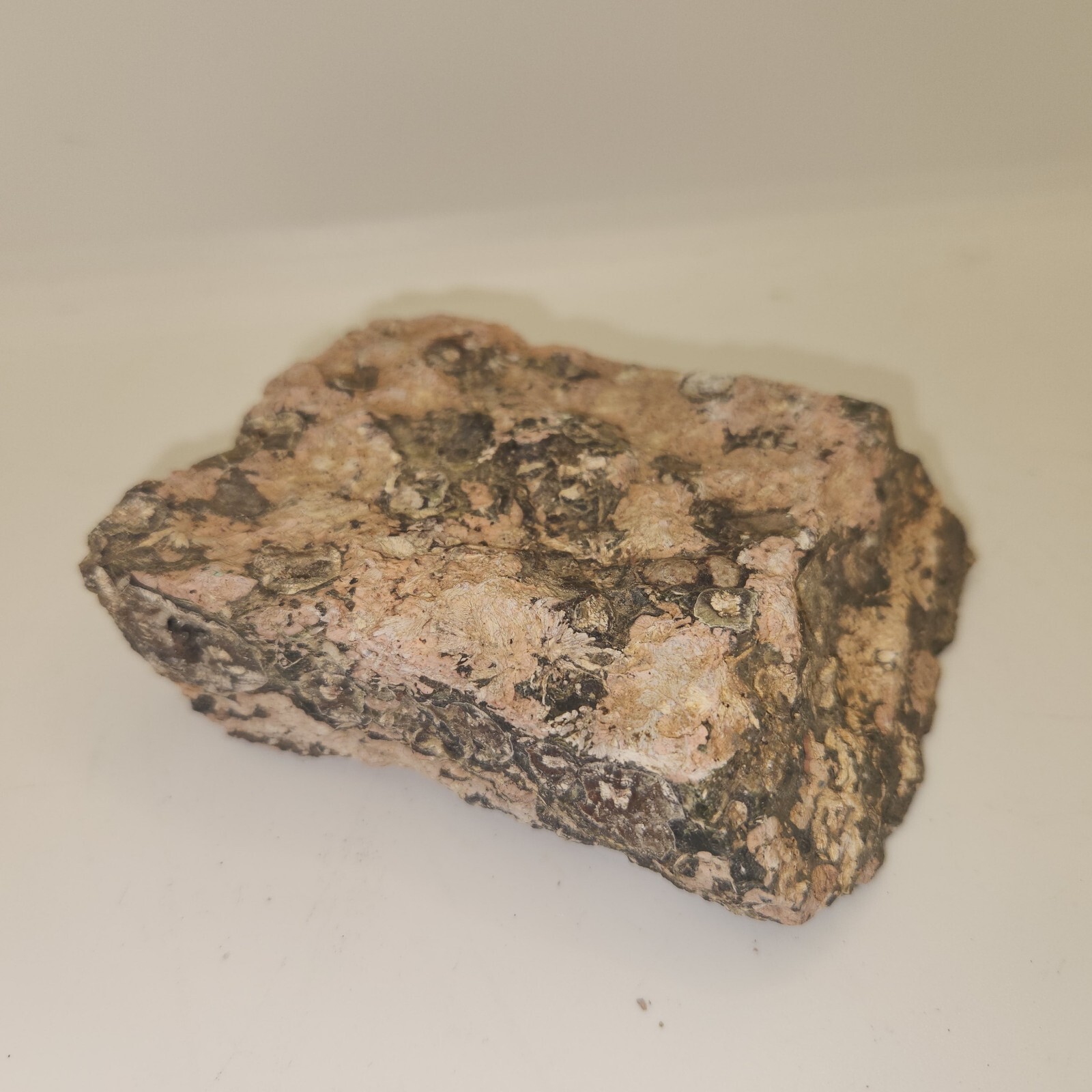 280g Kambaba or Rhyolite Pink Bubble Stone Rough Raw Crystal 2.5×3.5 In Cabbing