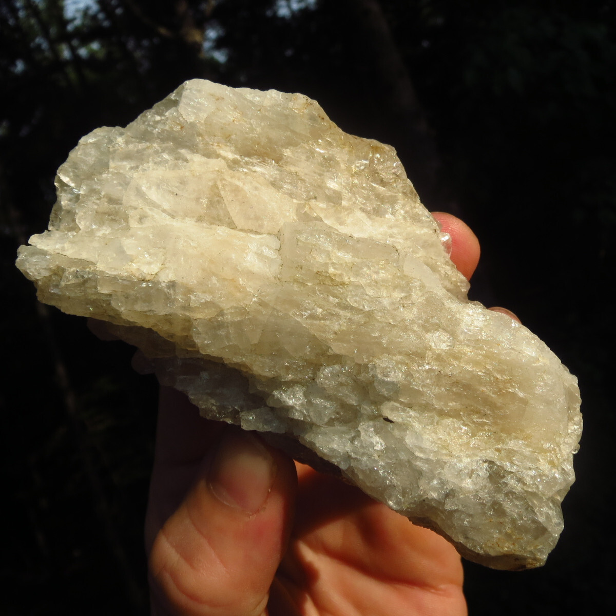 WHITE AZEZTULITE RARE BEAUTIFUL NATURAL HIGH VIBRATION SYNERGY 12 CRYSTAL
