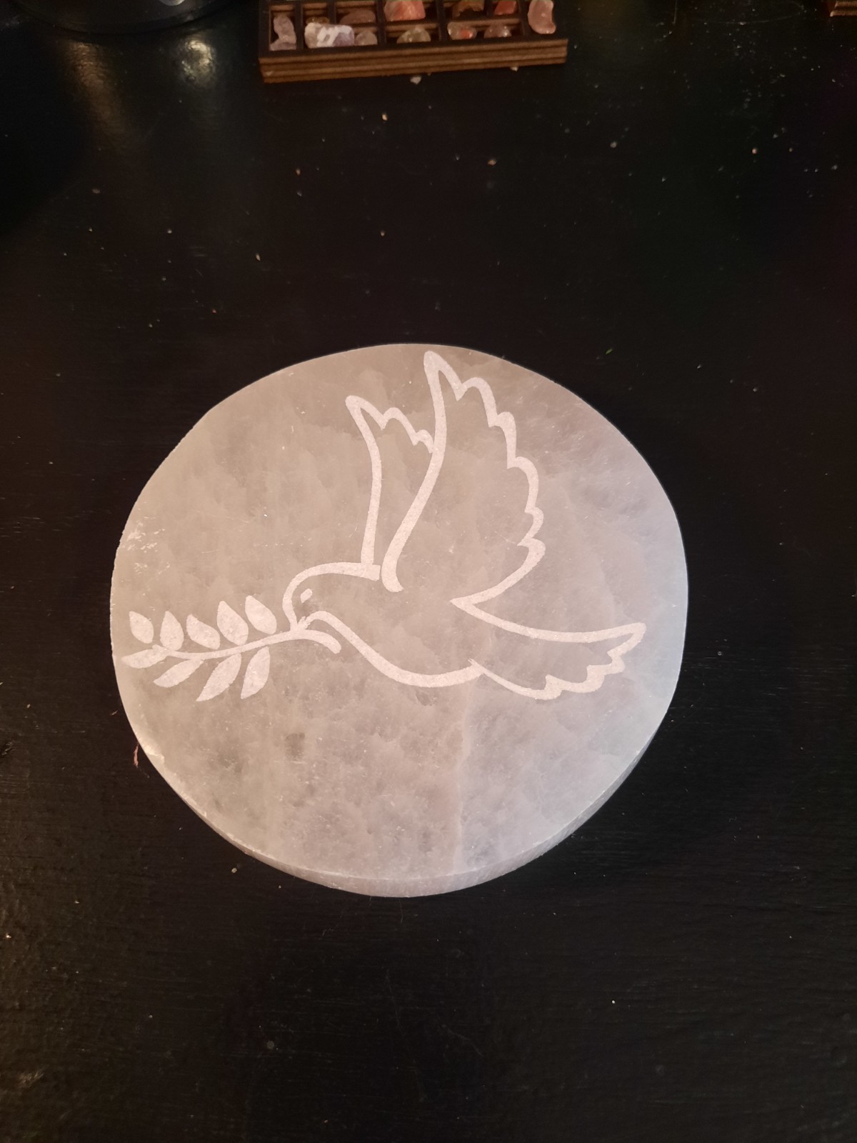 ZenergyGems Selenite Charged Hand Carved Natural Angelite Crystal