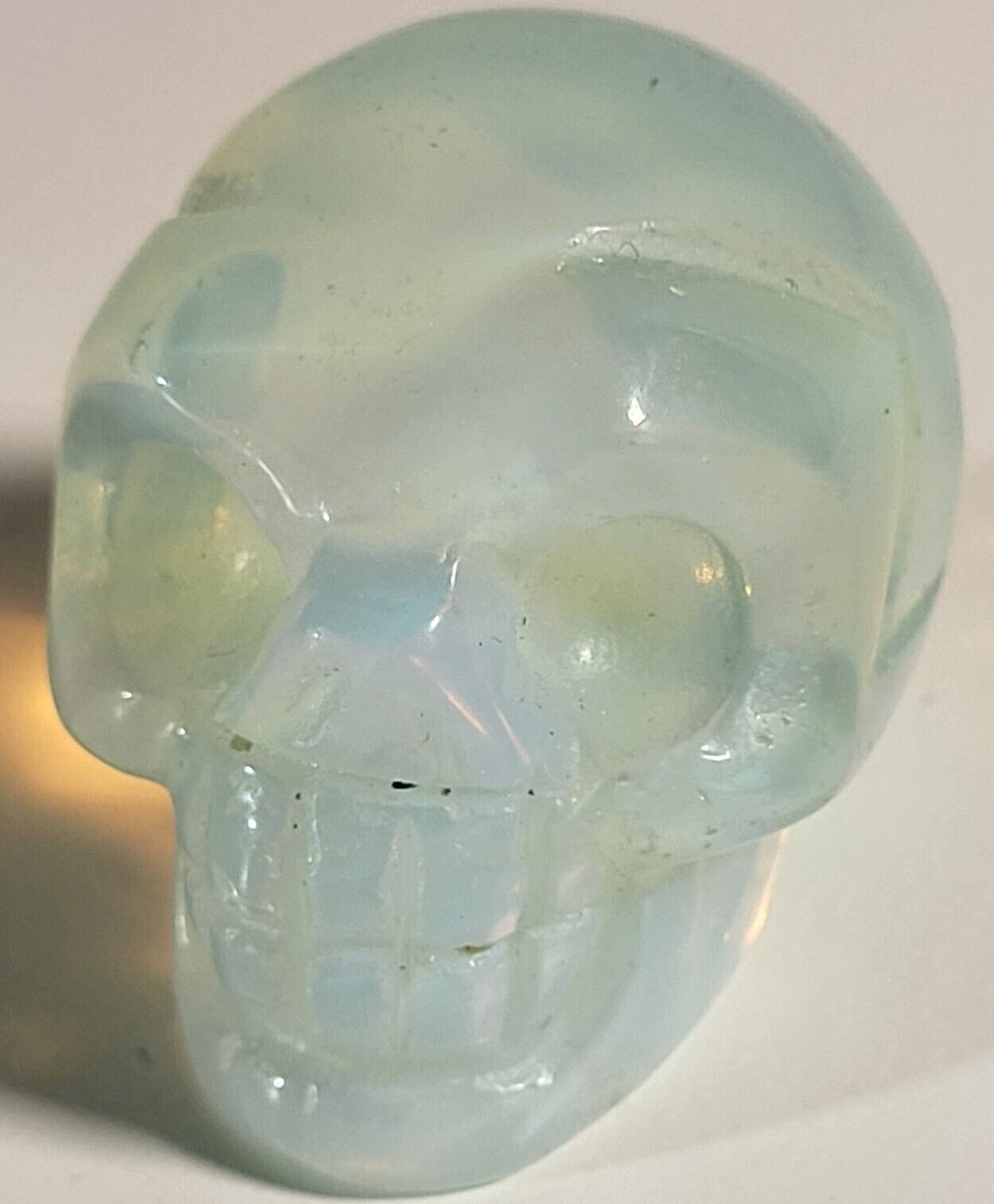 Opalite Carving Skull 2 Inch You Get What Is In The Picture Gemstone Mineral