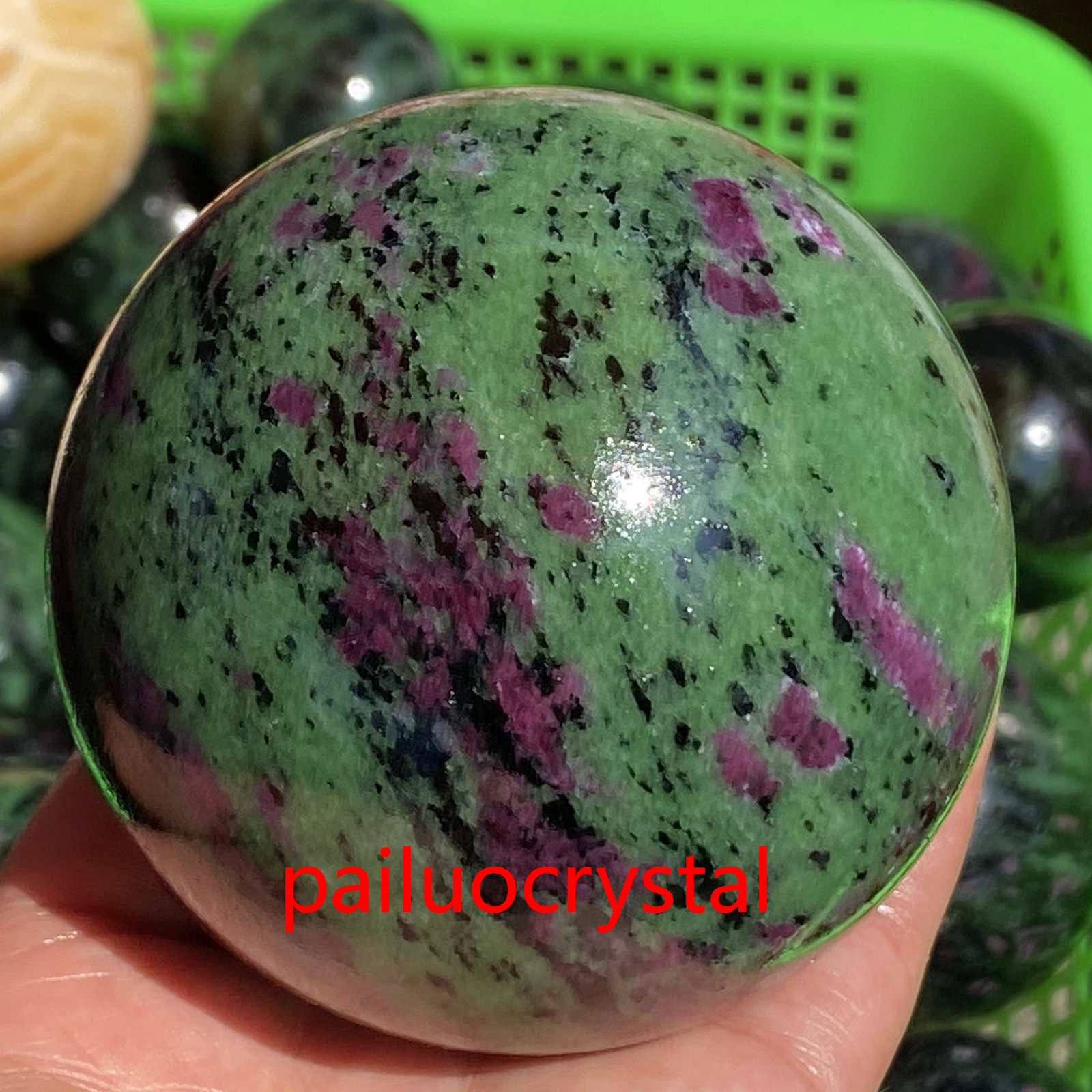 50mm+ Natural Zoisite Ball Quartz Crystal Sphere Reiki Healing Gem 1pc