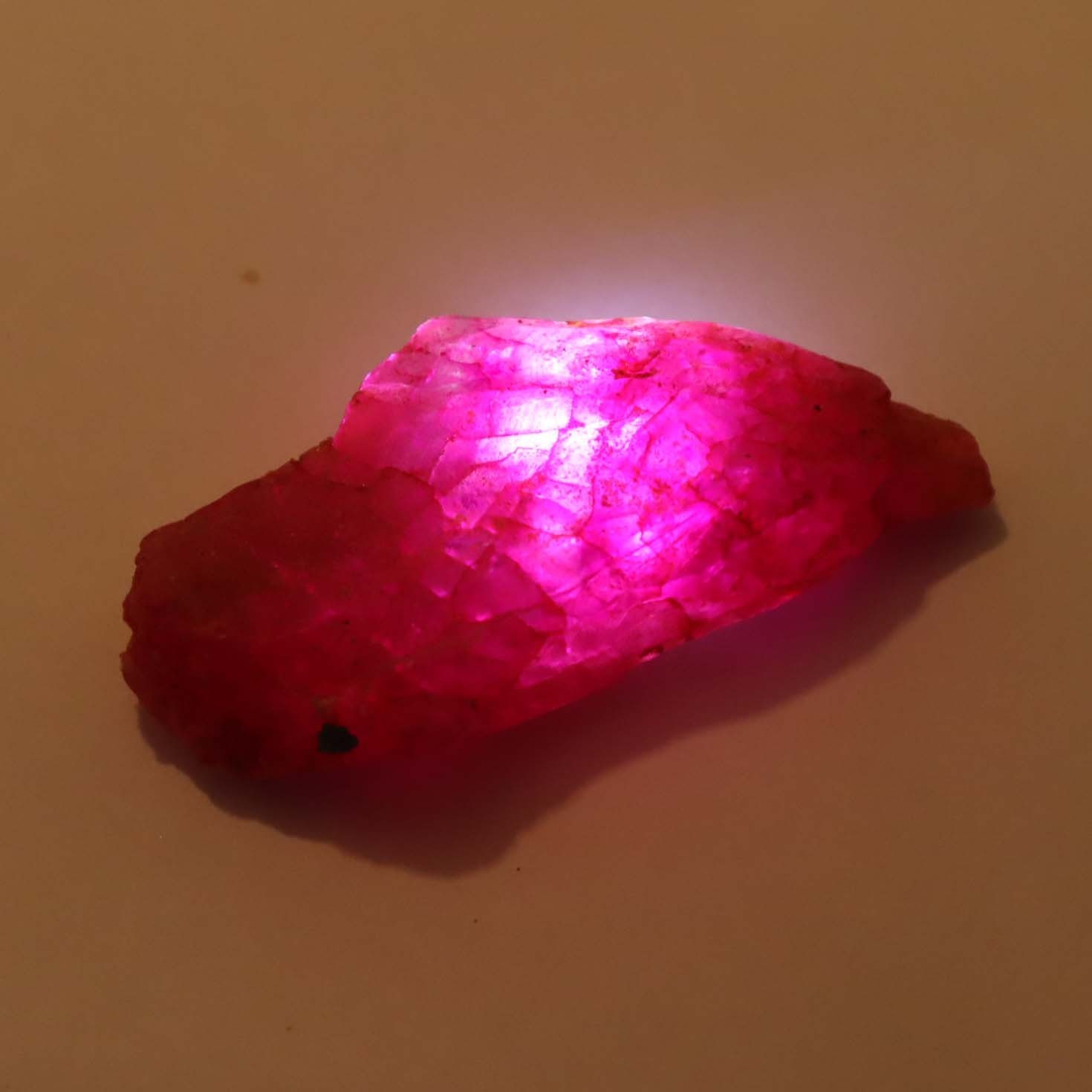 BURMA Red Ruby Rough Certified Loose Gemstone Uncut 56 CT