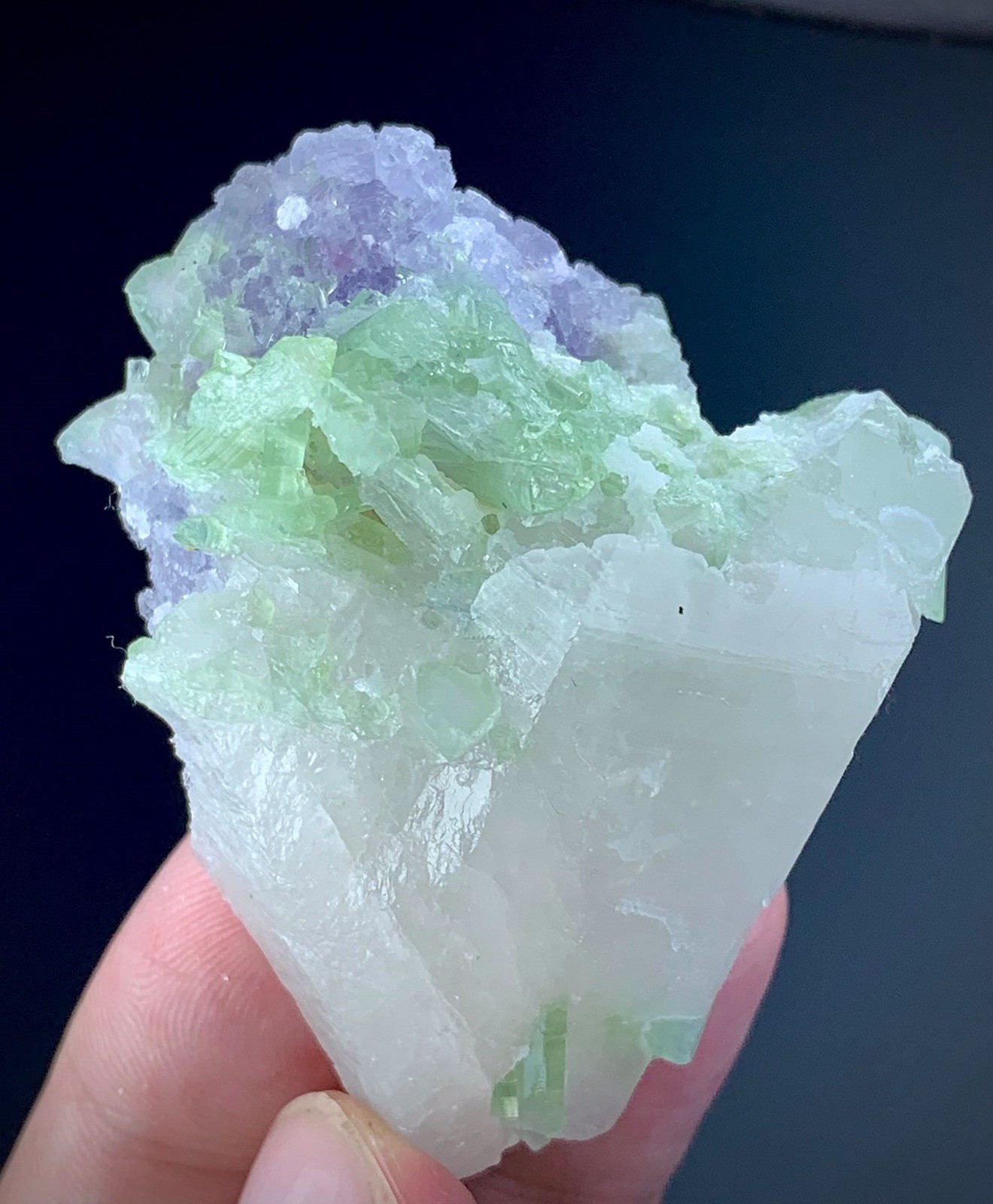 298 Carat Tourmaline With Quartz Crystal Specimen From Afghanistan