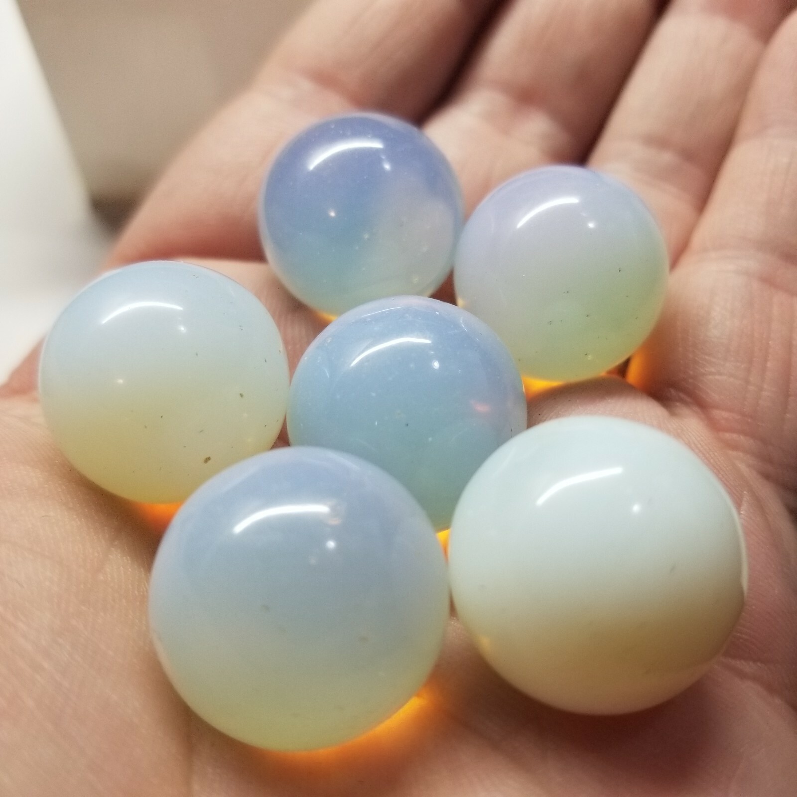 Opalite Sphere 20mm Crystal Gemstones Bulk Rock Stones minerals – 2 pcs