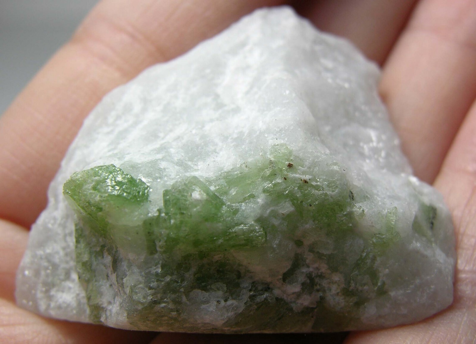 #9 Vietnam 100% Natural Rare Rough Pargasite Crystal in Matrix Specimen 46mm