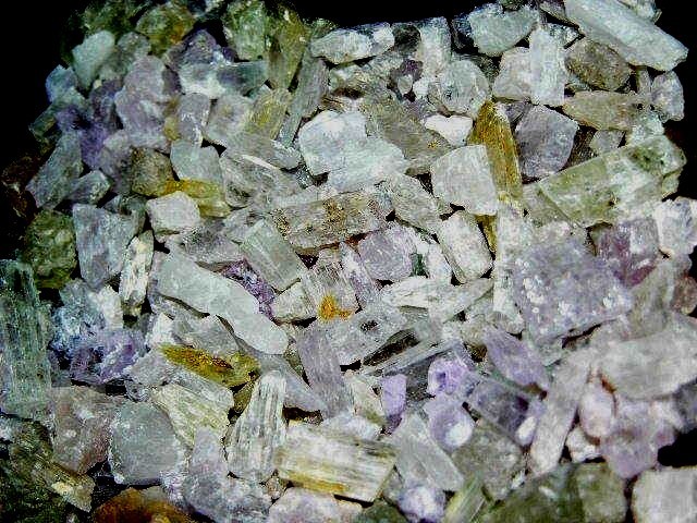 Kunzite crystal natural pink/clear 1/8-1/2 inch small piece 1 oz lots