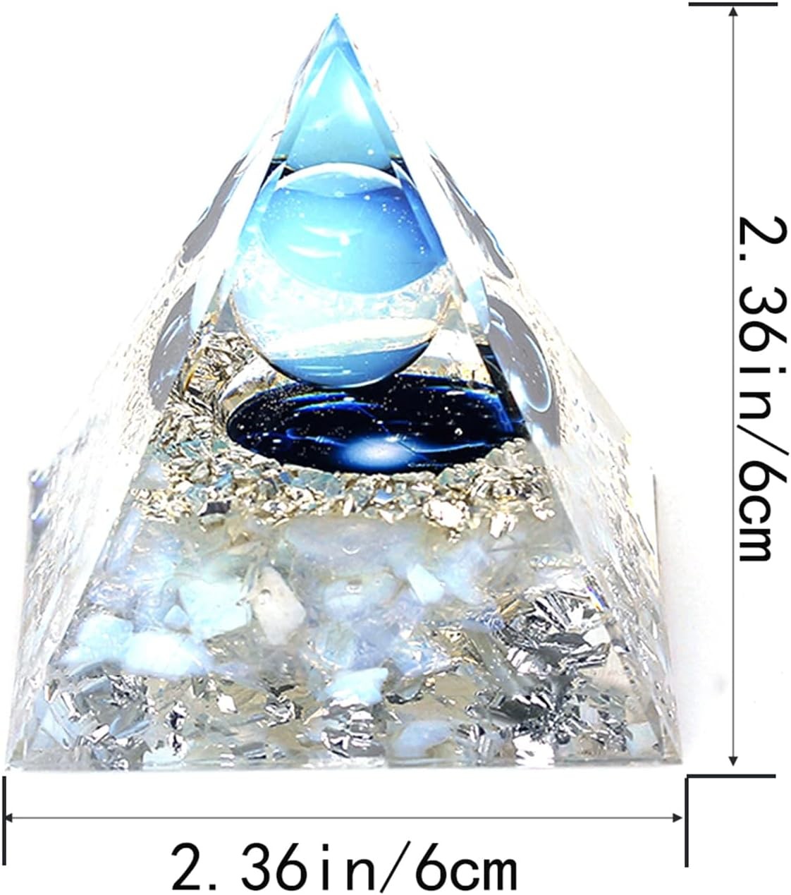 Orgone Pyramid Energy Generator Emf Protection Healing Meditation Orgonite USA