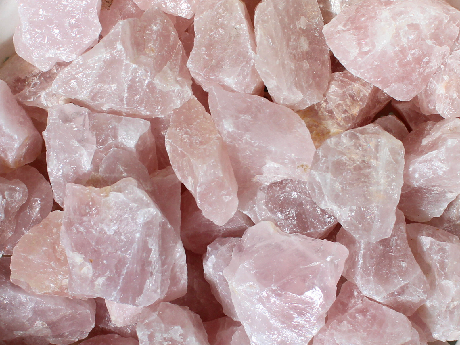 Rose Quartz – 2″ – 3″ Large Rough Rocks for Tumbling – Bulk Wholesale 1LB option